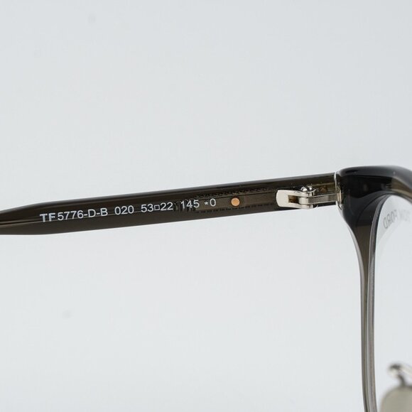 Tom Ford Men Eyeglasses Grey Blue Block Square FT5776-D-B/O 020 BRAND NEW - Picture 9 of 12